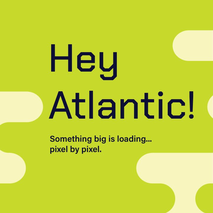 Lime version of the Hey Atlantic! teaser post